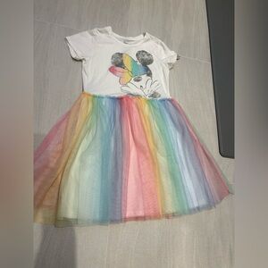 Disney Minnie Mouse Multicolor Tulle Dress
